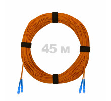 Патч-корд оптический SC/UPC-SC/UPC MM (OM2) 2mm duplex LSZH, 45 м