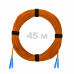 Патч-корд оптический SC/UPC-SC/UPC MM (OM2) 2mm duplex LSZH, 45 м