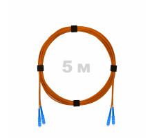 Патч-корд оптический SC/UPC-SC/UPC MM (OM2) 2mm duplex LSZH, 5 м