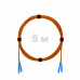 Патч-корд оптический SC/UPC-SC/UPC MM (OM2) 2mm duplex LSZH, 5 м