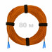 Патч-корд оптический SC/UPC-SC/UPC MM (OM2) 2mm duplex LSZH, 80 м