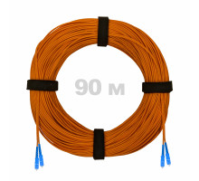 Патч-корд оптический SC/UPC-SC/UPC MM (OM2) 2mm duplex LSZH, 90 м