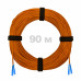 Патч-корд оптический SC/UPC-SC/UPC MM (OM2) 2mm duplex LSZH, 90 м