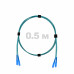 Патч-корд оптический SC/UPC-SC/UPC MM (OM3) 2mm duplex LSZH, 0.5 м