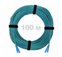 Патч-корд оптический SC/UPC-SC/UPC MM (OM3) 2mm duplex LSZH, 100 м