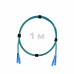 Патч-корд оптический SC/UPC-SC/UPC MM (OM3) 2mm duplex LSZH, 1 м