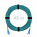 Патч-корд оптический SC/UPC-SC/UPC MM (OM3) 2mm duplex LSZH, 45 м