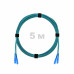 Патч-корд оптический SC/UPC-SC/UPC MM (OM3) 2mm duplex LSZH, 5 м