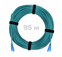 Патч-корд оптический SC/UPC-SC/UPC MM (OM3) 2mm duplex LSZH, 95 м