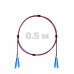 Патч-корд оптический SC/UPC-SC/UPC MM (OM4) 2mm duplex LSZH, 0.5 м