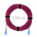 Патч-корд оптический SC/UPC-SC/UPC MM (OM4) 2mm duplex LSZH, 100 м
