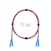 Патч-корд оптический SC/UPC-SC/UPC MM (OM4) 2mm duplex LSZH, 1 м