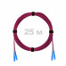 Патч-корд оптический SC/UPC-SC/UPC MM (OM4) 2mm duplex LSZH, 25 м
