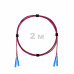 Патч-корд оптический SC/UPC-SC/UPC MM (OM4) 2mm duplex LSZH, 2 м