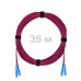 Патч-корд оптический SC/UPC-SC/UPC MM (OM4) 2mm duplex LSZH, 35 м
