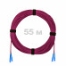 Патч-корд оптический SC/UPC-SC/UPC MM (OM4) 2mm duplex LSZH, 55 м