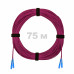 Патч-корд оптический SC/UPC-SC/UPC MM (OM4) 2mm duplex LSZH, 75 м