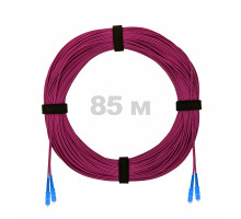 Патч-корд оптический SC/UPC-SC/UPC MM (OM4) 2mm duplex LSZH, 85 м