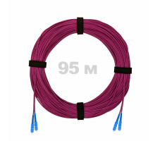 Патч-корд оптический SC/UPC-SC/UPC MM (OM4) 2mm duplex LSZH, 95 м