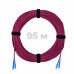 Патч-корд оптический SC/UPC-SC/UPC MM (OM4) 2mm duplex LSZH, 95 м