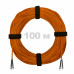 Патч-корд оптический ST/PC-ST/PC MM (OM2) 2mm duplex LSZH, 100 м