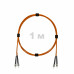 Патч-корд оптический ST/PC-ST/PC MM (OM2) 2mm duplex LSZH, 1 м