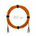 Патч-корд оптический ST/PC-ST/PC MM (OM2) 2mm duplex LSZH, 20 м