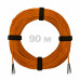 Патч-корд оптический ST/PC-ST/PC MM (OM2) 2mm duplex LSZH, 90 м