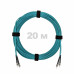 Патч-корд оптический ST/PC-ST/PC MM (OM3) 2mm duplex LSZH, 20 м