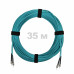 Патч-корд оптический ST/PC-ST/PC MM (OM3) 2mm duplex LSZH, 35 м