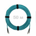 Патч-корд оптический ST/PC-ST/PC MM (OM3) 2mm duplex LSZH, 50 м