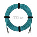 Патч-корд оптический ST/PC-ST/PC MM (OM3) 2mm duplex LSZH, 70 м