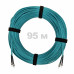 Патч-корд оптический ST/PC-ST/PC MM (OM3) 2mm duplex LSZH, 95 м