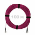 Патч-корд оптический ST/PC-ST/PC MM (OM4) 2mm duplex LSZH, 100 м