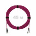 Патч-корд оптический ST/PC-ST/PC MM (OM4) 2mm duplex LSZH, 45 м