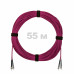 Патч-корд оптический ST/PC-ST/PC MM (OM4) 2mm duplex LSZH, 55 м