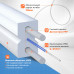 Патч-корд оптический FTTH диэлектрик FRP, G.657 LSZH 2SC/UPC, белый 100 м