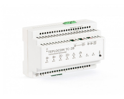 Теплоконтроллер TEPLOCOM Каскад TC-2B для сист отопления упр каскадом из 2 котлов
