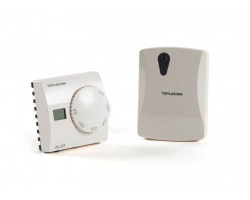 TEPLOCOM TS-2AA/3A RF2 Беспроводной комнатный радио термостат реле 250В 3А 868 мГц