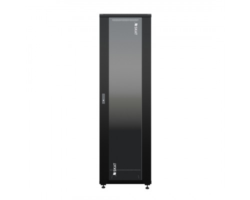 SKAT TB-22R660GF-B Шкаф напольный универсальный серверный 22U 600х600мм, дверь стеклянная
