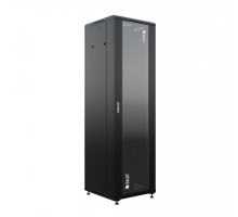 SKAT TB-22R660GF-B Шкаф напольный универсальный серверный 22U 600х600мм, дверь стеклянная