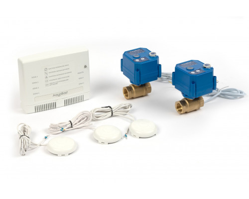 Комплект защиты от протечки воды AquaBast Line Квартира 3/4" 2крана 3провод датчика