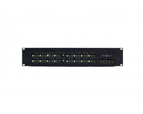 SKAT-V.32 RACK источник питания высота 2U, 32 выхода по 0,5 А или 16 по 1А