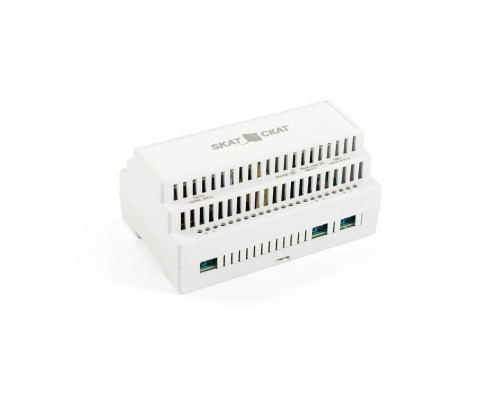 SKAT-24-2.0 DIN (СКАТ ИБП-24/2-DIN) источник питания 24В 2А пластиковый корпус под DIN рейку 35 мм