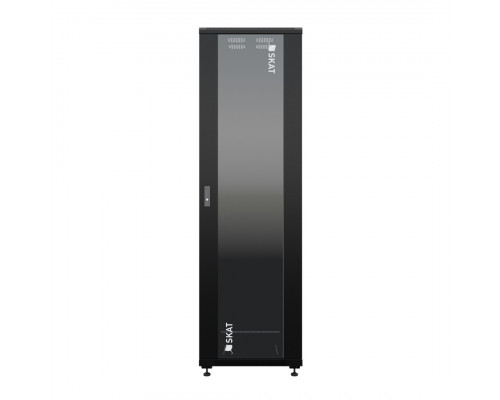 SKAT TB-32R680GF-B Шкаф напольный универсальный серверный 32U 600х800мм, дверь стеклянная