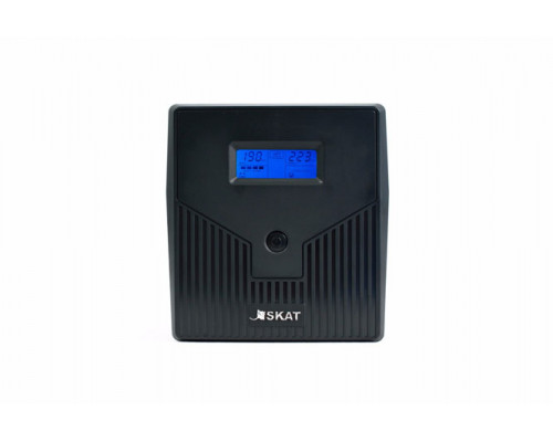 SKAT-UPS 1000-IN-2x7-R02 ИБП 220В 600Вт 2 АКБ 7Ач внутр. меандр. стаб-я напр-я
