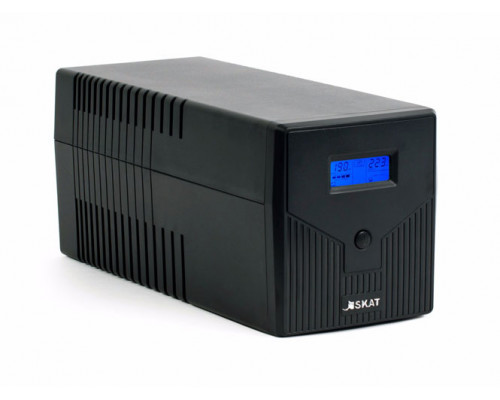 SKAT-UPS 1000-IN-2x7-R02 ИБП 220В 600Вт 2 АКБ 7Ач внутр. меандр. стаб-я напр-я