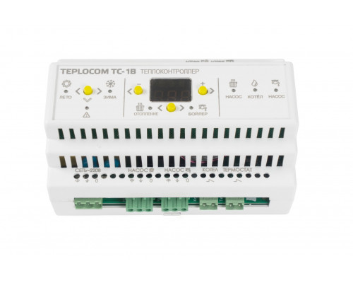 Теплоконтроллер TEPLOCOM Бойлер TC-1B для сист отопл и ГВС, упр котлом и насосами