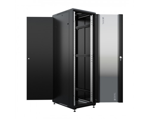 SKAT TB-22R680GF-B Шкаф напольный универсальный серверный 22U 600х800мм, дверь стеклянная