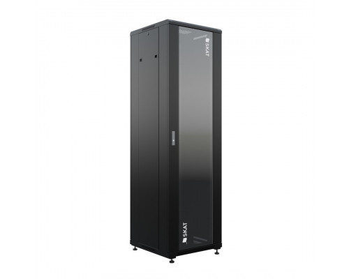 SKAT TB-32R660GF-B Шкаф напольный универсальный серверный 32U 600х600мм, дверь стеклянная